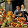 Fruit Sellers Couple Diamond Painting