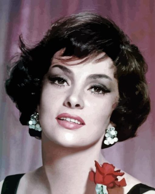 Gina Lollobrigida Diamond Painting