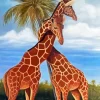 Giraffe Romance Diamond Painting