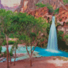 Havasu Falls Landscape Diamond Painting