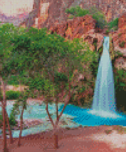 Havasu Falls Landscape Diamond Painting