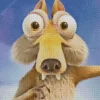 Ice Age Scrat Character Diamond Painting