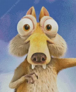 Ice Age Scrat Character Diamond Painting