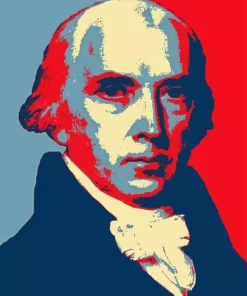 Illustration James Madison Diamond Painting