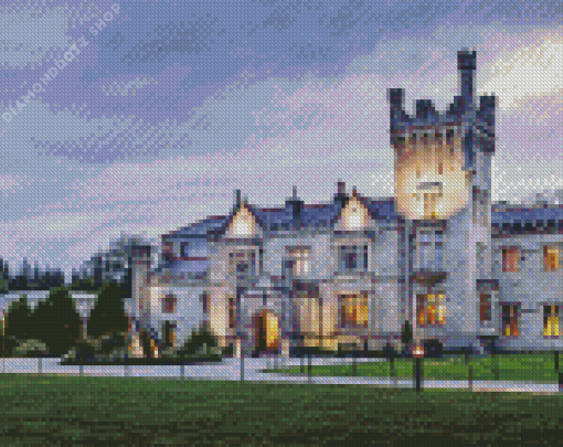 Ireland Lough Eske Castle Diamond Painting