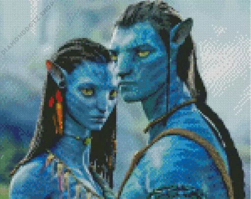 Jack And Sully Avatar Characters Diamond Painting