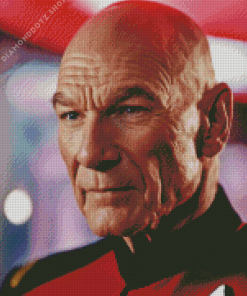 Jean Luc Picard Star Trek Diamond Painting