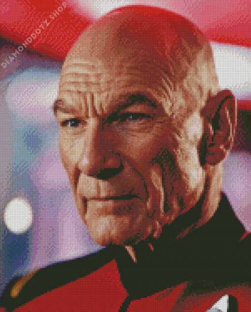 Jean Luc Picard Star Trek Diamond Painting