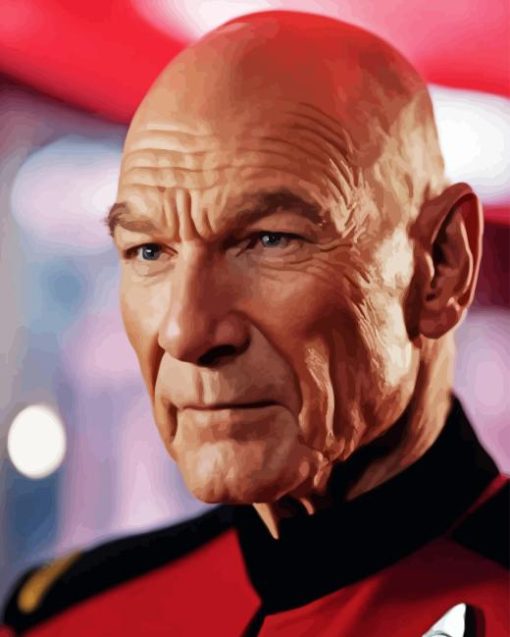 Jean Luc Picard Star Trek Diamond Painting