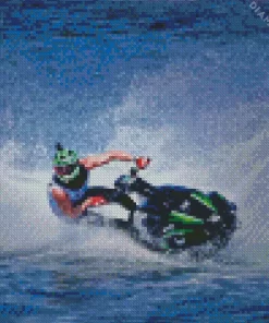 Jet Ski Racing Diamond Painting