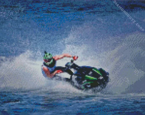 Jet Ski Racing Diamond Painting