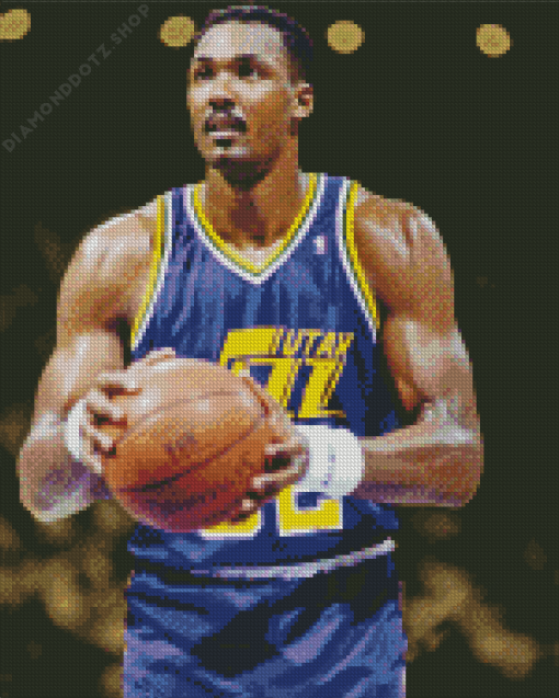 Karl Malone Diamond Painting