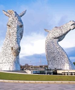 Kelpies Of Scotland Diamond Painting