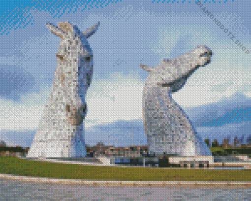 Kelpies Of Scotland Diamond Painting