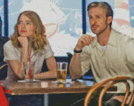 La La Land Characters Diamond Painting