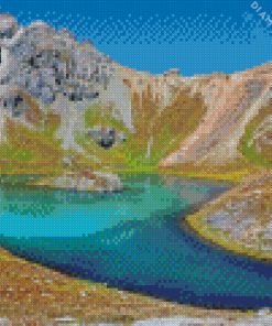 Lake Alpine View Diamond Painting