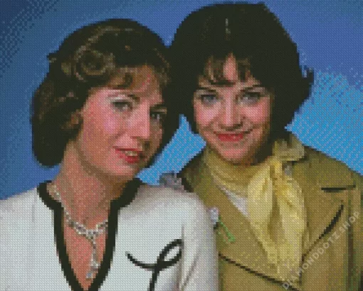 Laverne And Shirley Diamond Painting