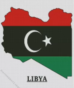 Libya Country Flag Diamond Painting