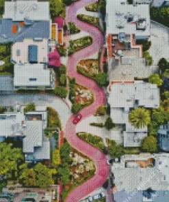 Lombard Street California Diamond Painting