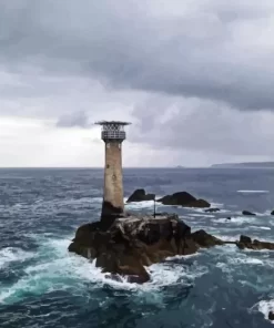 Longships Lighthouse Diamond Painting