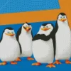 Madagascar Penguin Diamond Painting