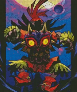 Majoras Mask Legend Of Zelda Diamond Painting