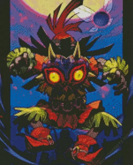 Majoras Mask Legend Of Zelda Diamond Painting