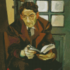 Man Reading Book Art Diamond Painting