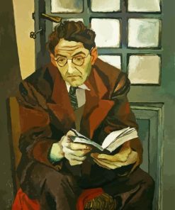 Man Reading Book Art Diamond Painting