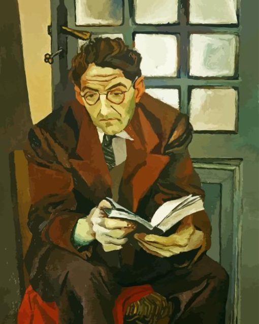 Man Reading Book Art Diamond Painting