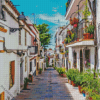 Marbella Old Town View Diamond Painting