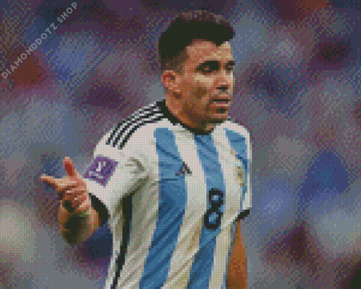 Marcos Acuna Footballer Diamond Painting