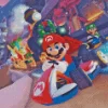 Mario Kart Racing Game Diamond Painting