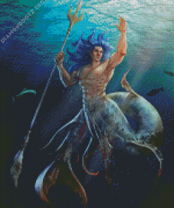 Merman Underwater Diamond Painting