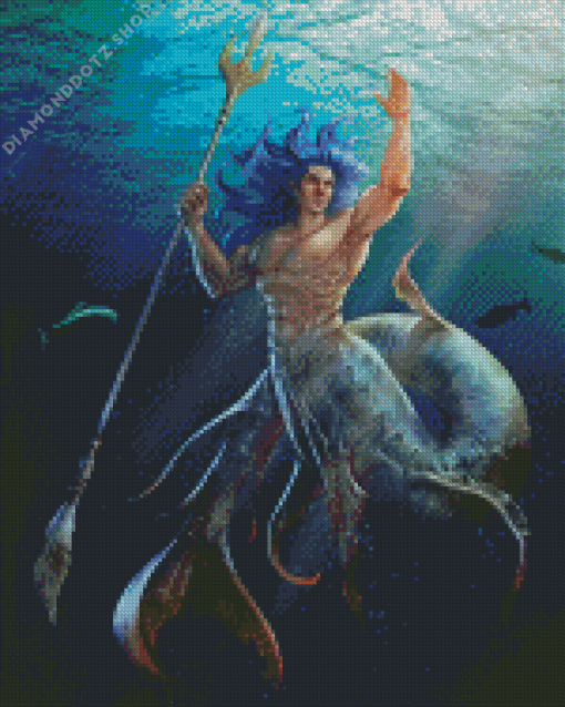 Merman Underwater Diamond Painting