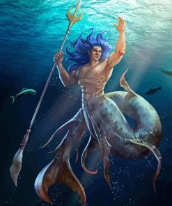 Merman Underwater Diamond Painting