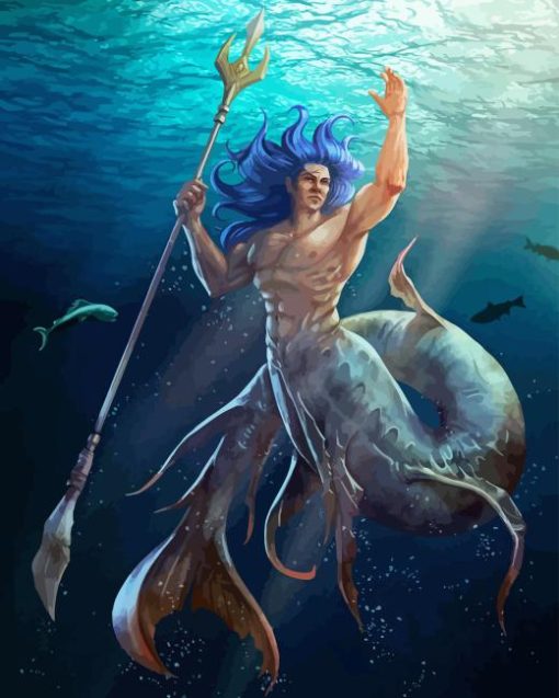 Merman Underwater Diamond Painting