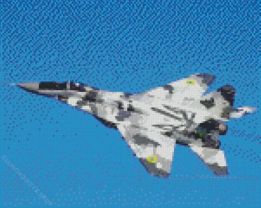 Mig 29 Fulcrum Diamond Painting