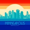 Minneapolis Skyline Poster Diamond Painting