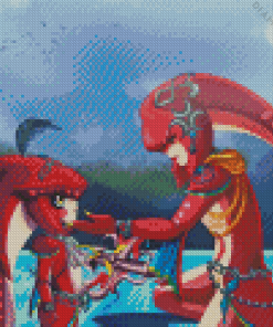 Mipha And Sidon Zelda Diamond Painting