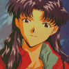 Misato Katsuragi Evangelion Diamond Painting