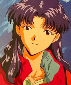 Misato Katsuragi Evangelion Diamond Painting