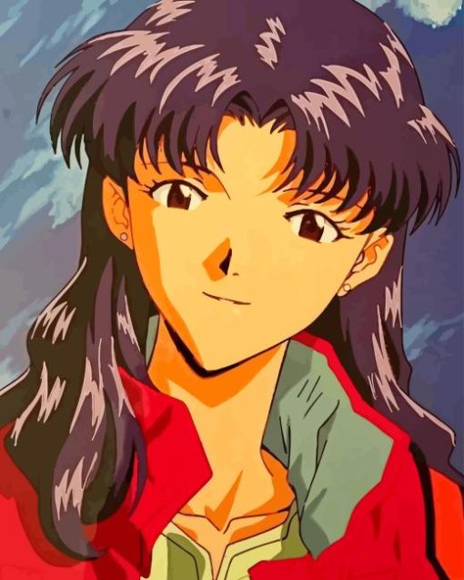 Misato Katsuragi Evangelion Diamond Painting