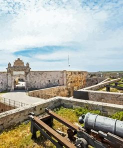 Mola Fortress Spain Diamond Painting