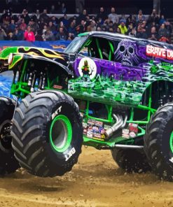 Monster Truck Grave Digger Diamond Painting