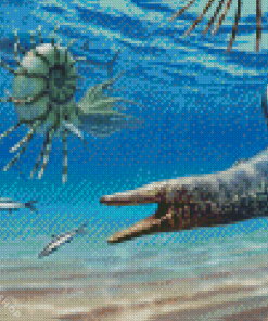 Mosasaurs Reptiles Diamond Painting