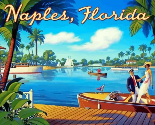 Naples Florida Poster Diamond Painting