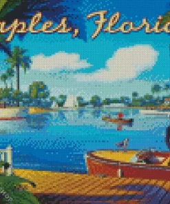 Naples Florida Poster Diamond Painting