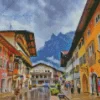 Old Town Mittenwald Germany Diamond Painting