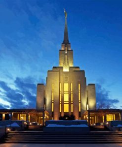 Oquirrh Temple Diamond Painting